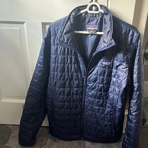 Patagonia Men's Navy Blue Nano Puff Jacket